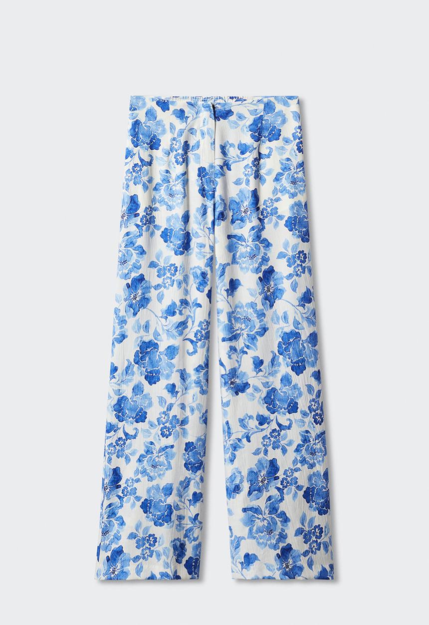 MANGO - Trousers milos - mid blue