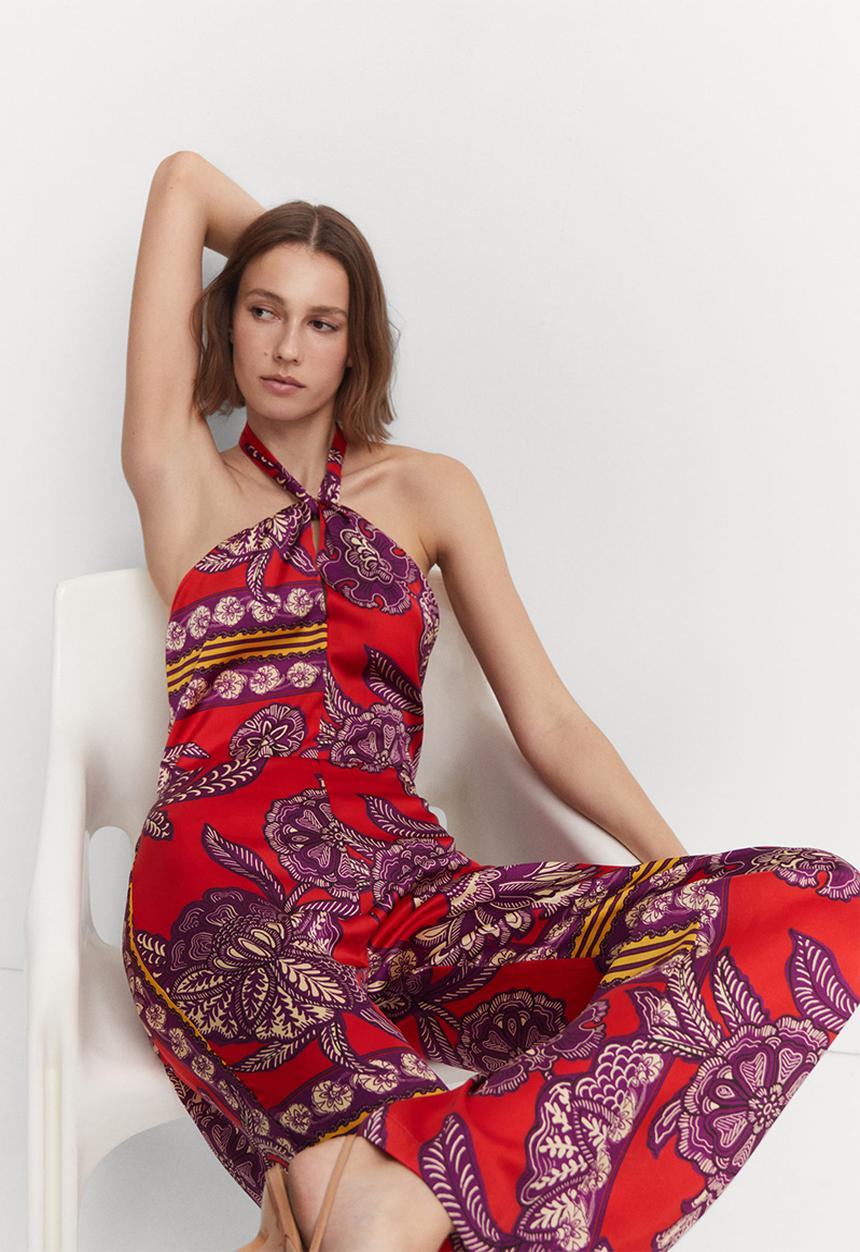 MANGO - One-piece suit cuba - red 