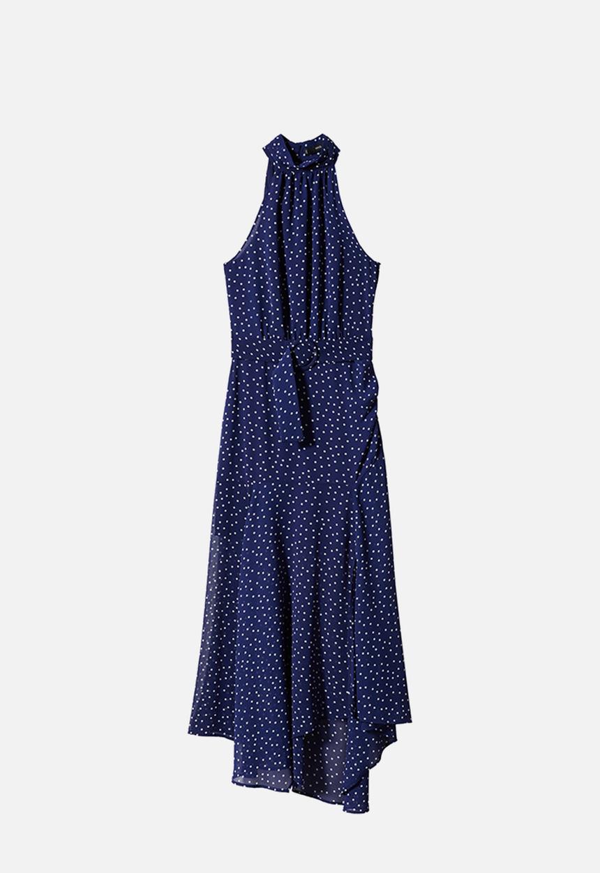 MANGO - Dress adela - mid blue