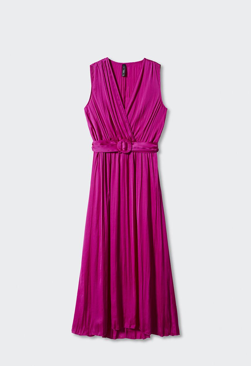 MANGO - Plus dress romina - bright pink