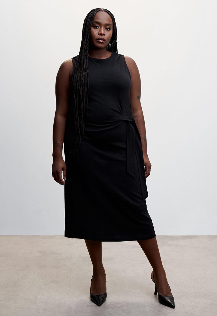 MANGO - Plus dress fertina - black