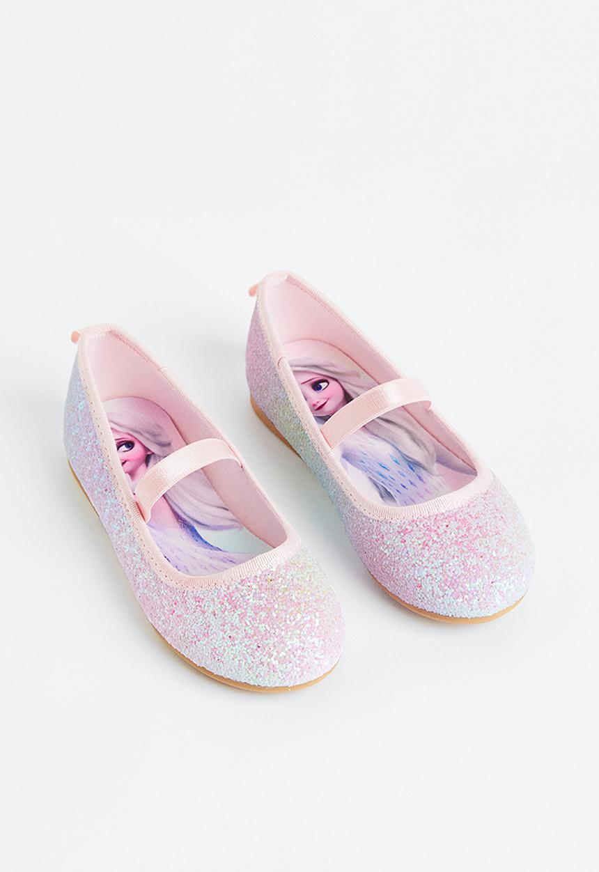 H&M - Glittery ballet pumps - light pink frozen