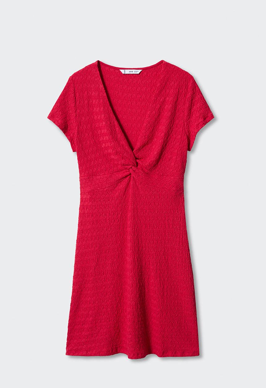 MANGO - Dress cuore - red