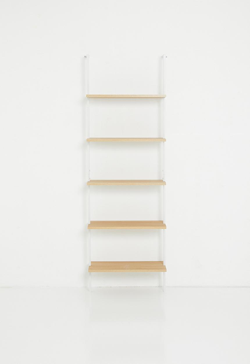 Sixth Floor - Harper 5 shelf unit - white
