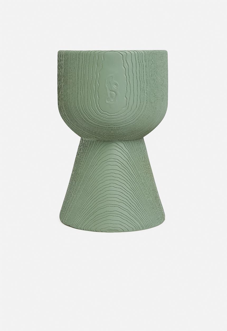 Present Time - Plant pot tam tam large - jungle green