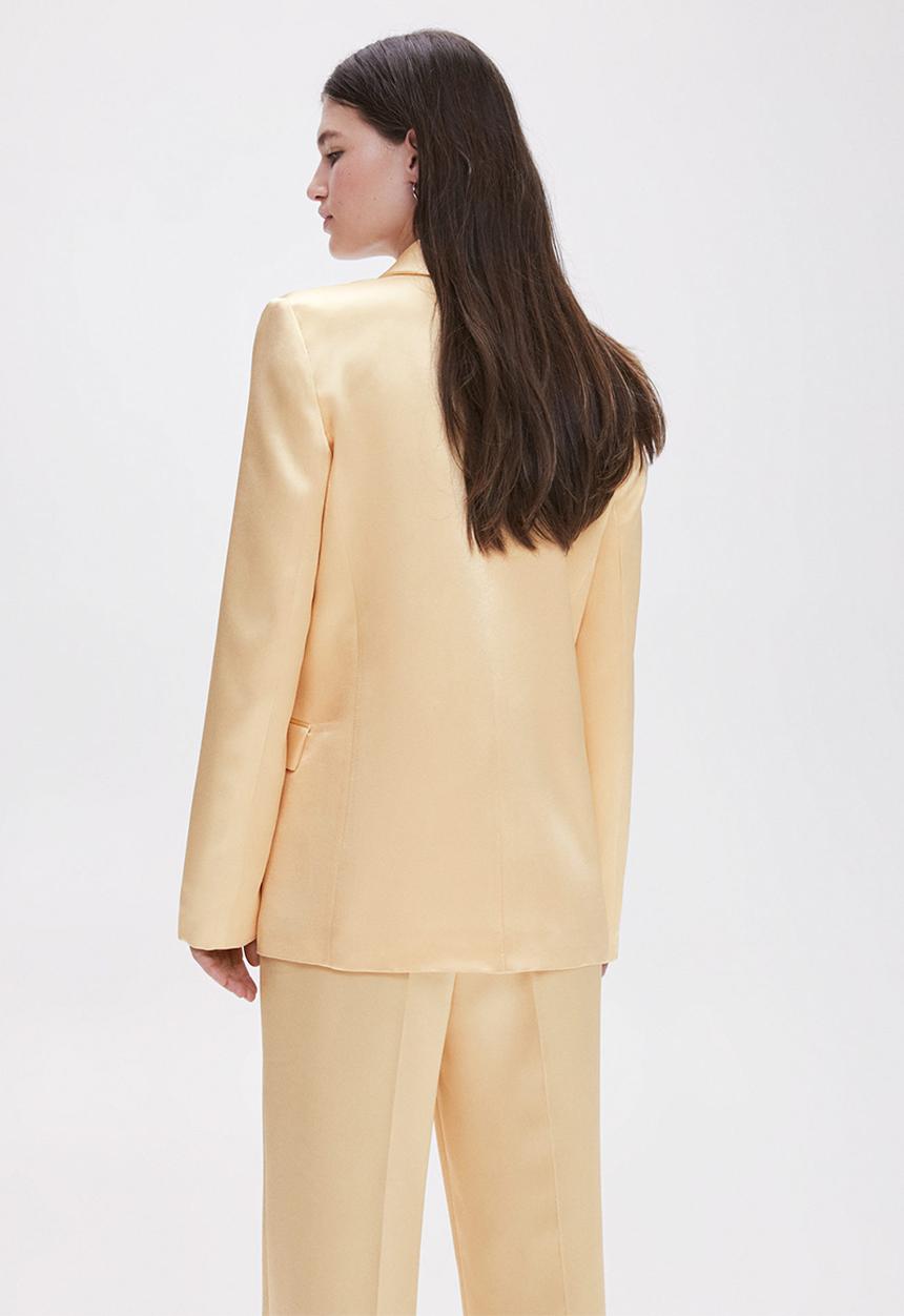 MANGO - Blazer nico - light pastel yellow 