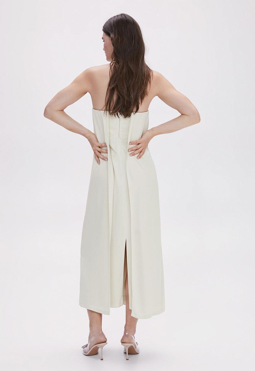 MANGO - Dress dumplin - light beige