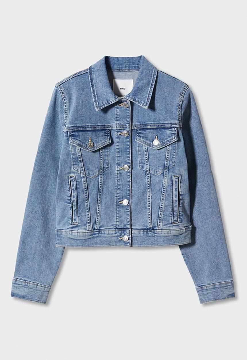 MANGO - Jacket vicky - open blue