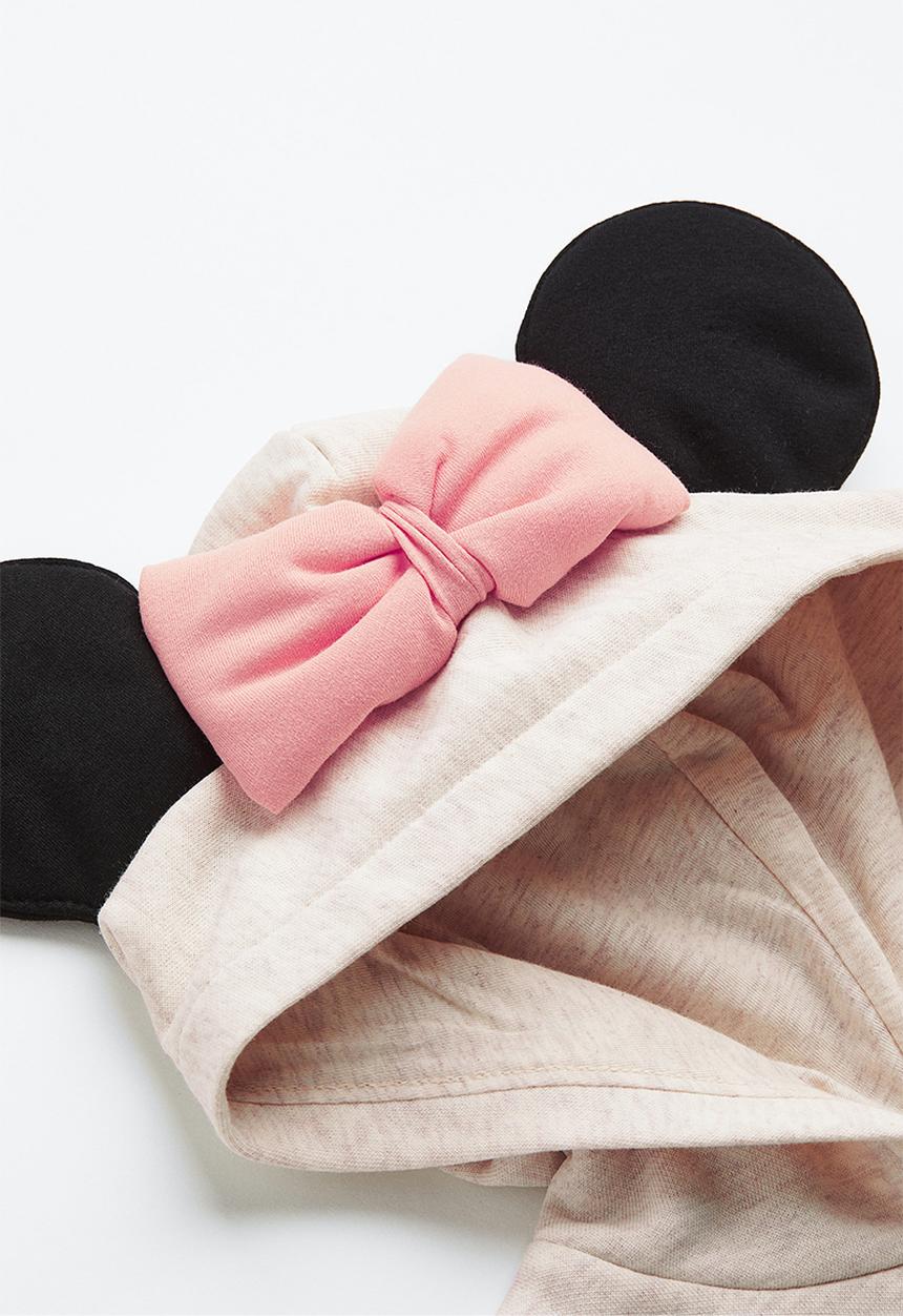 H&M - 2-piece printed set - light beige marl minnie mouse 