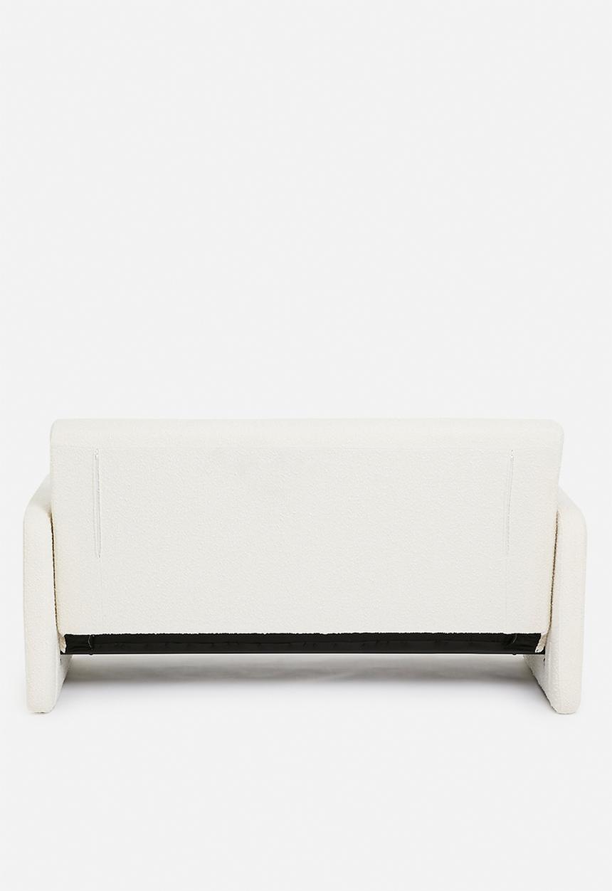 SF Collection - Santiago double sofa bed - white boucle