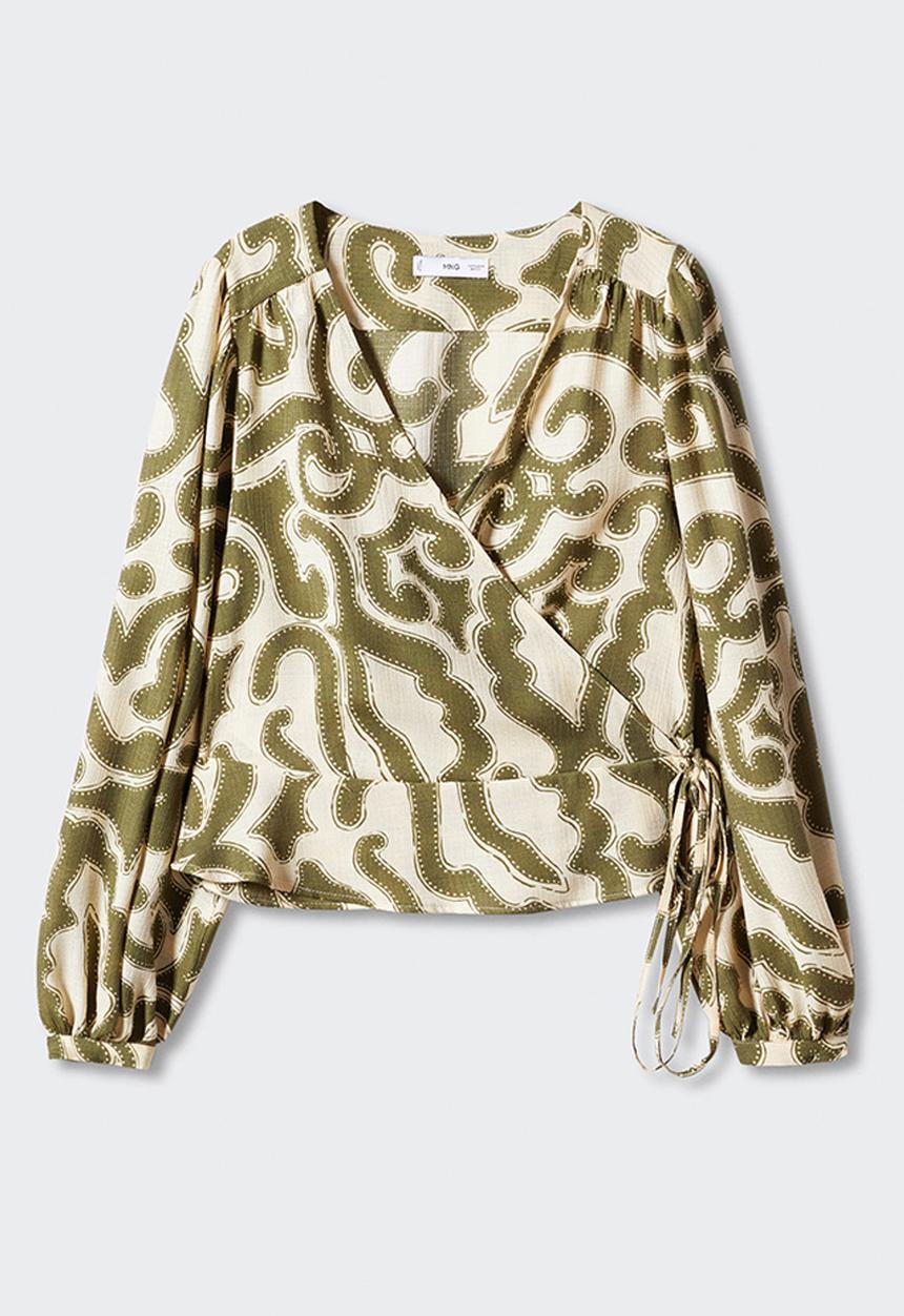 MANGO - Blouse tour - green
