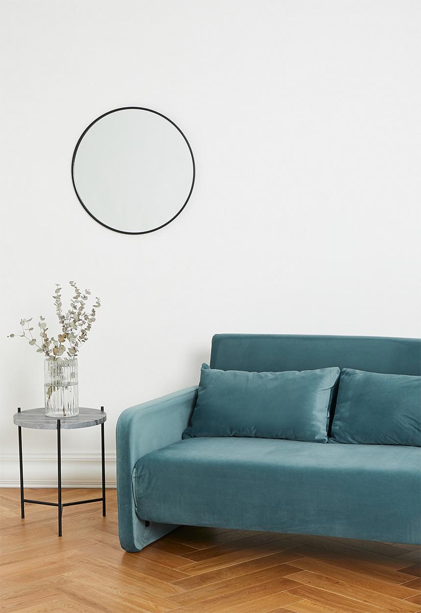 SF Collection - Santiago double sofa bed - slate blue velvet