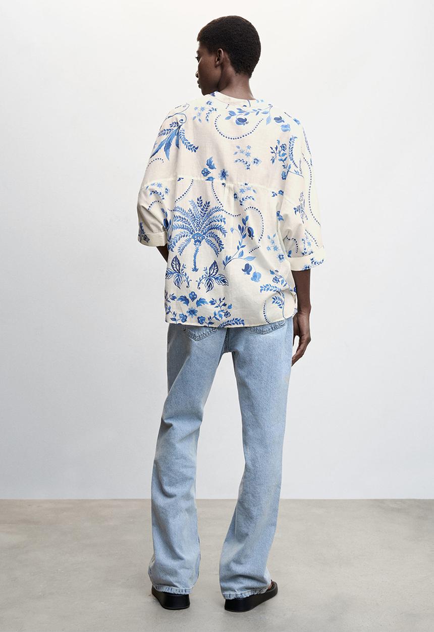 MANGO - Blouse ile - natural