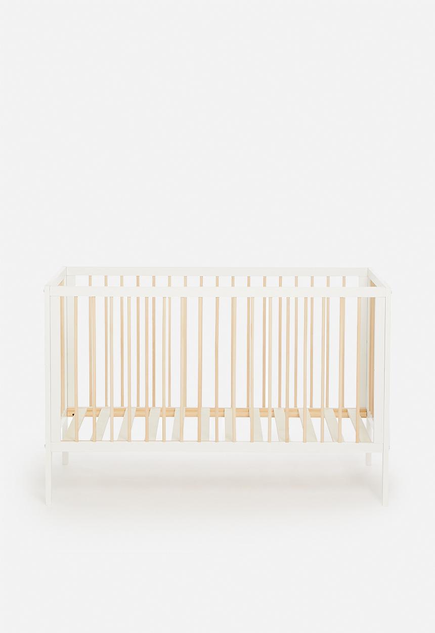 Sixth Floor - Cheshire adjustable cot - white