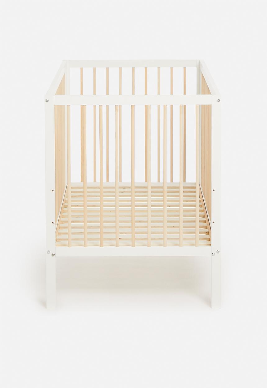Sixth Floor - Cheshire adjustable cot - white