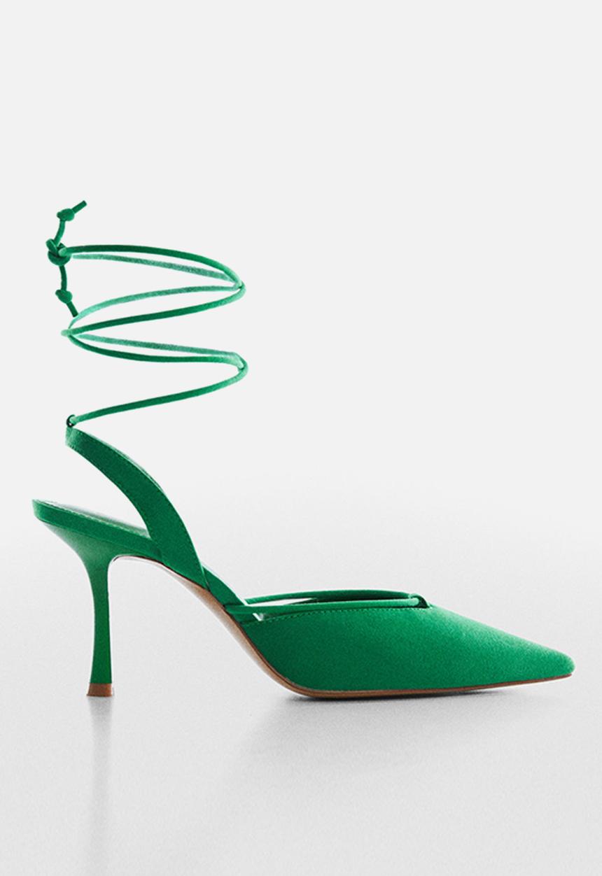 MANGO - Lau court heel - green