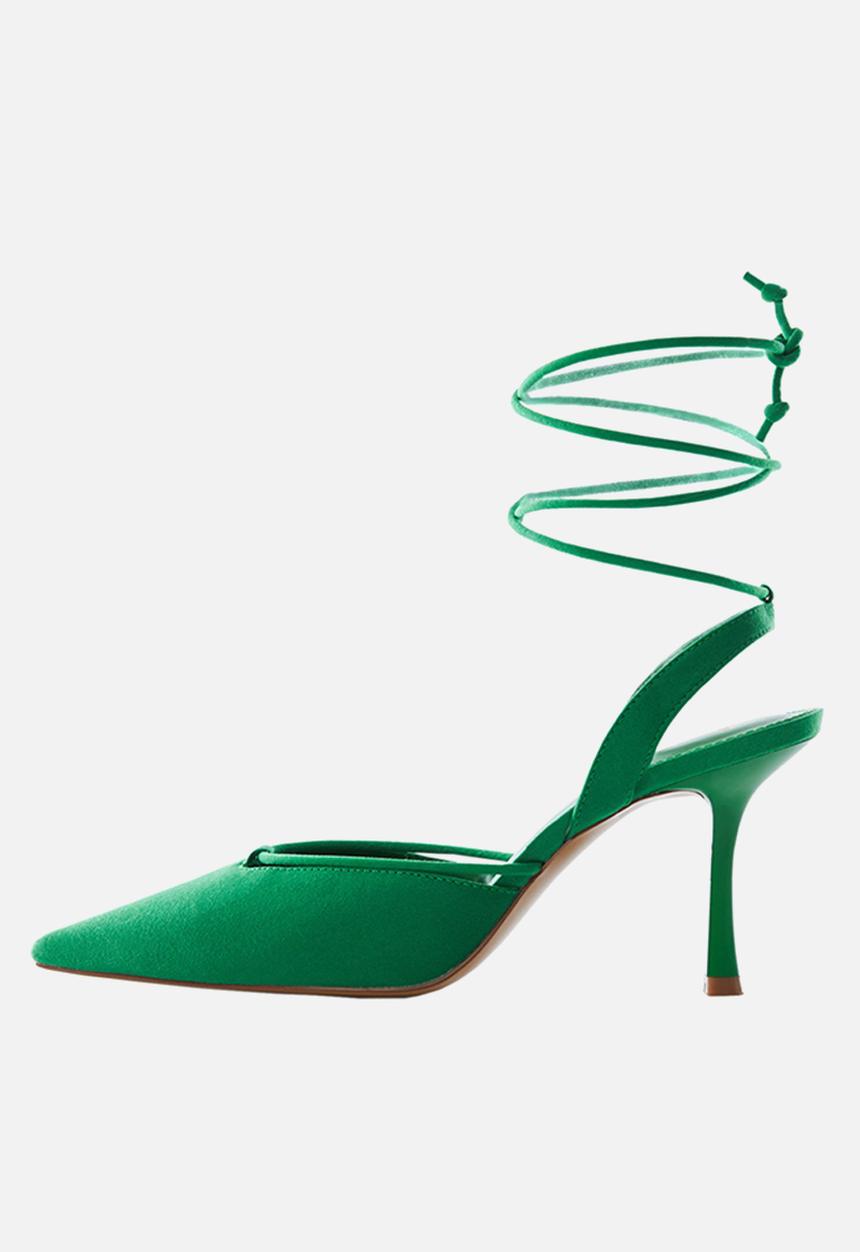 MANGO - Lau court heel - green