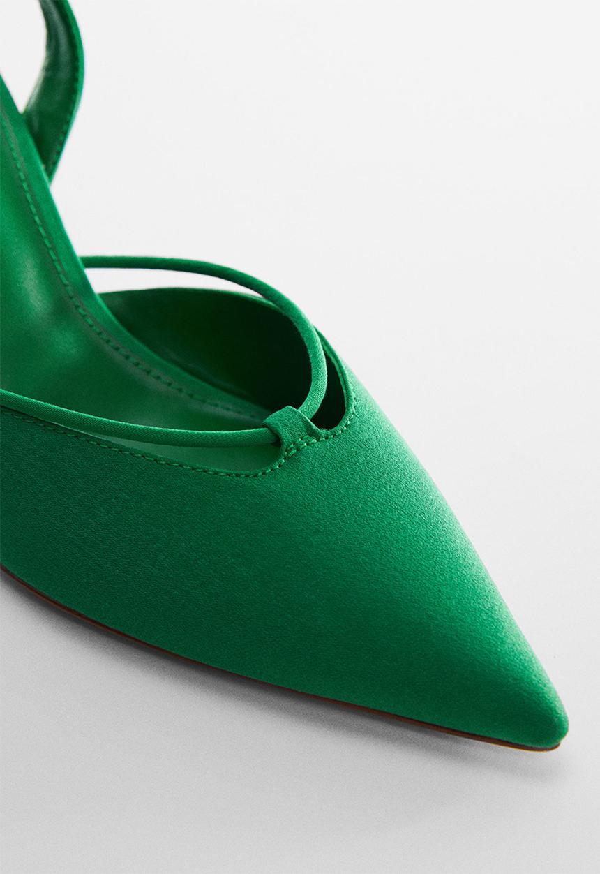 MANGO - Lau court heel - green