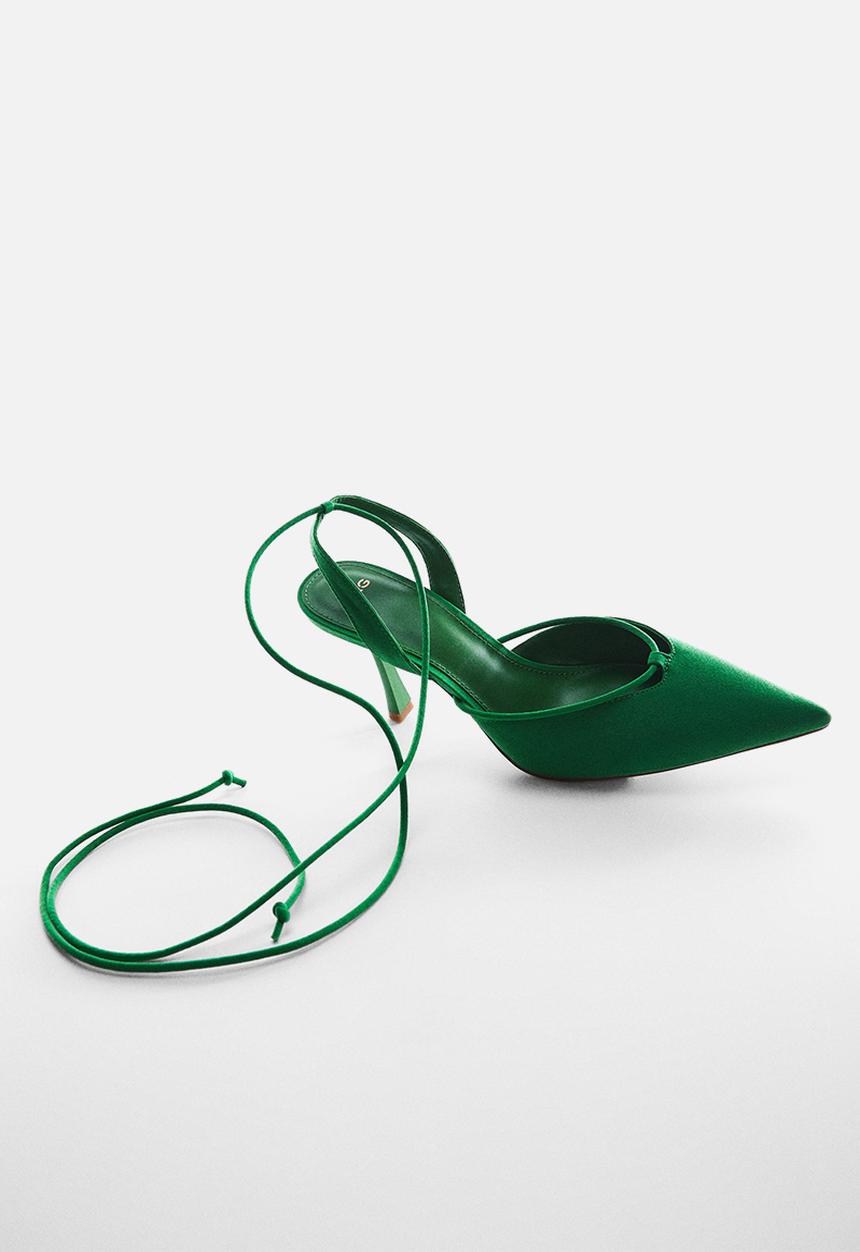 MANGO - Lau court heel - green