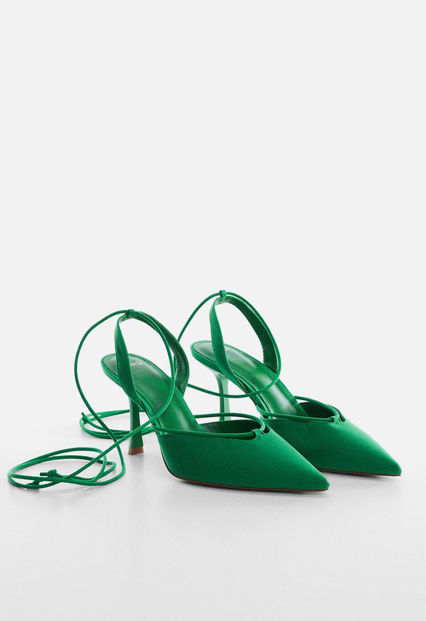 MANGO - Lau court heel - green