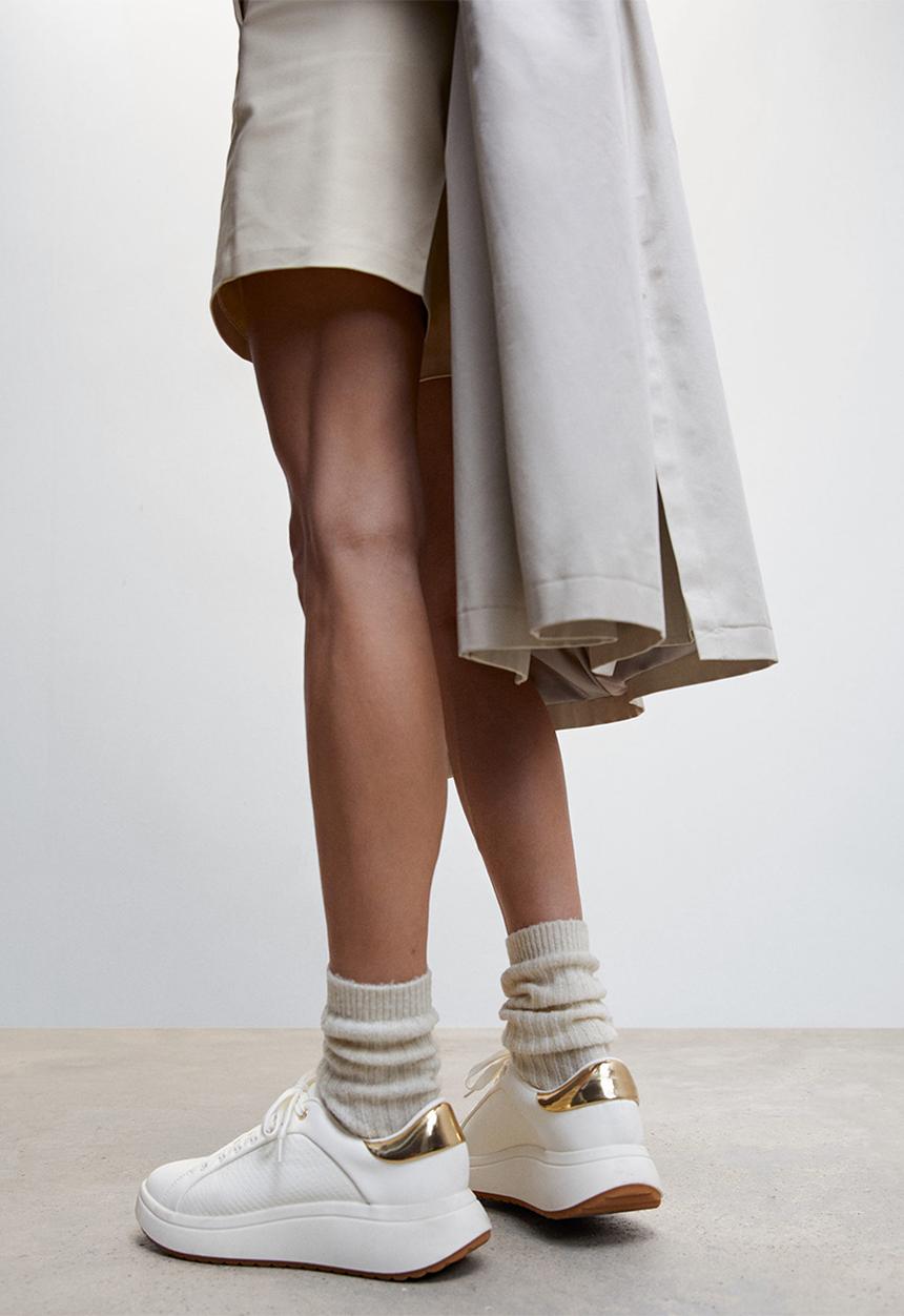 MANGO - Drop sneaker - white
