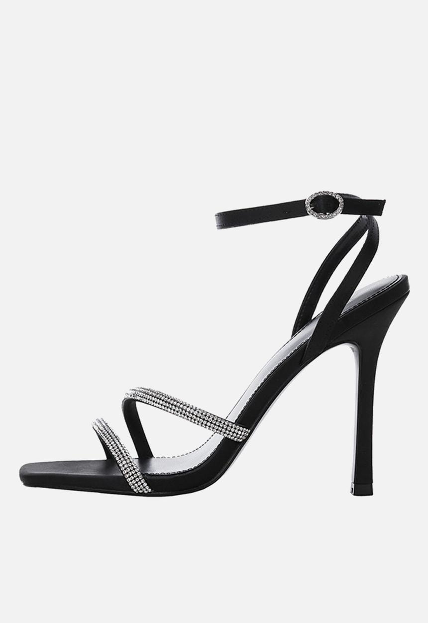 MANGO - Maybef barely there stiletto - black