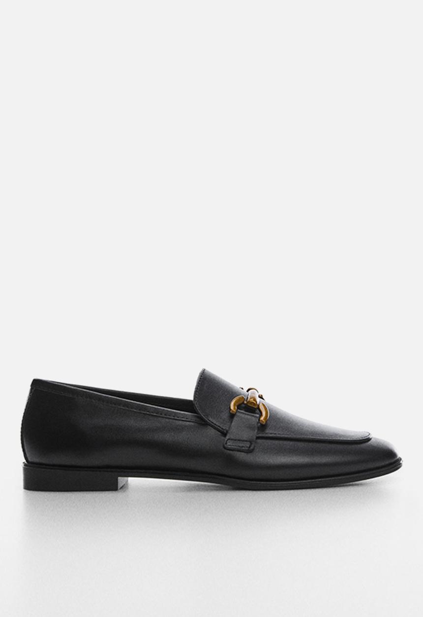 MANGO - Casino loafer - black