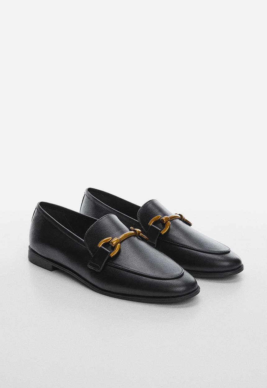 MANGO - Casino loafer - black