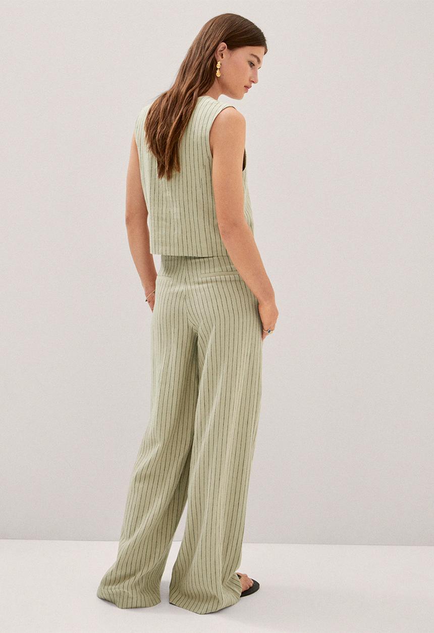 MANGO - Trousers bali - light green