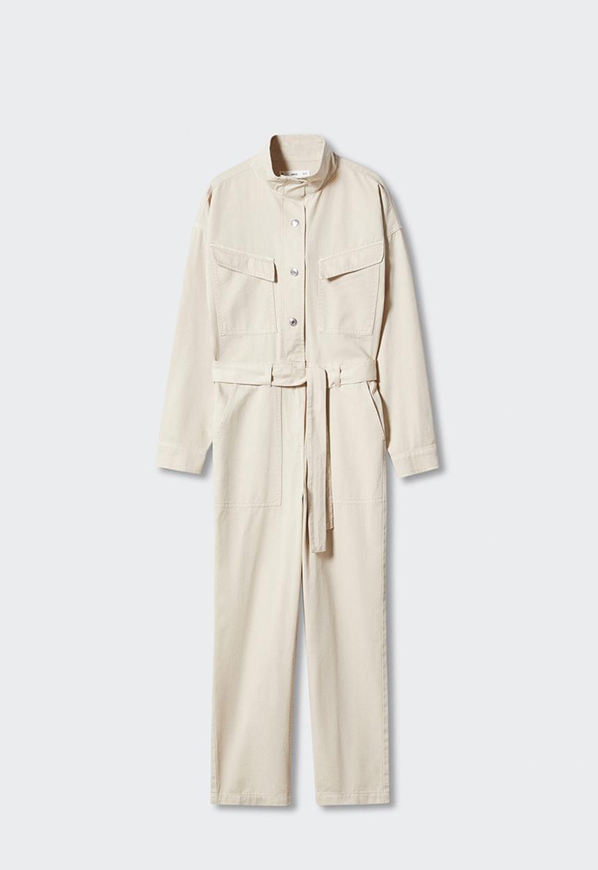 MANGO - One-piece suit harper - light beige