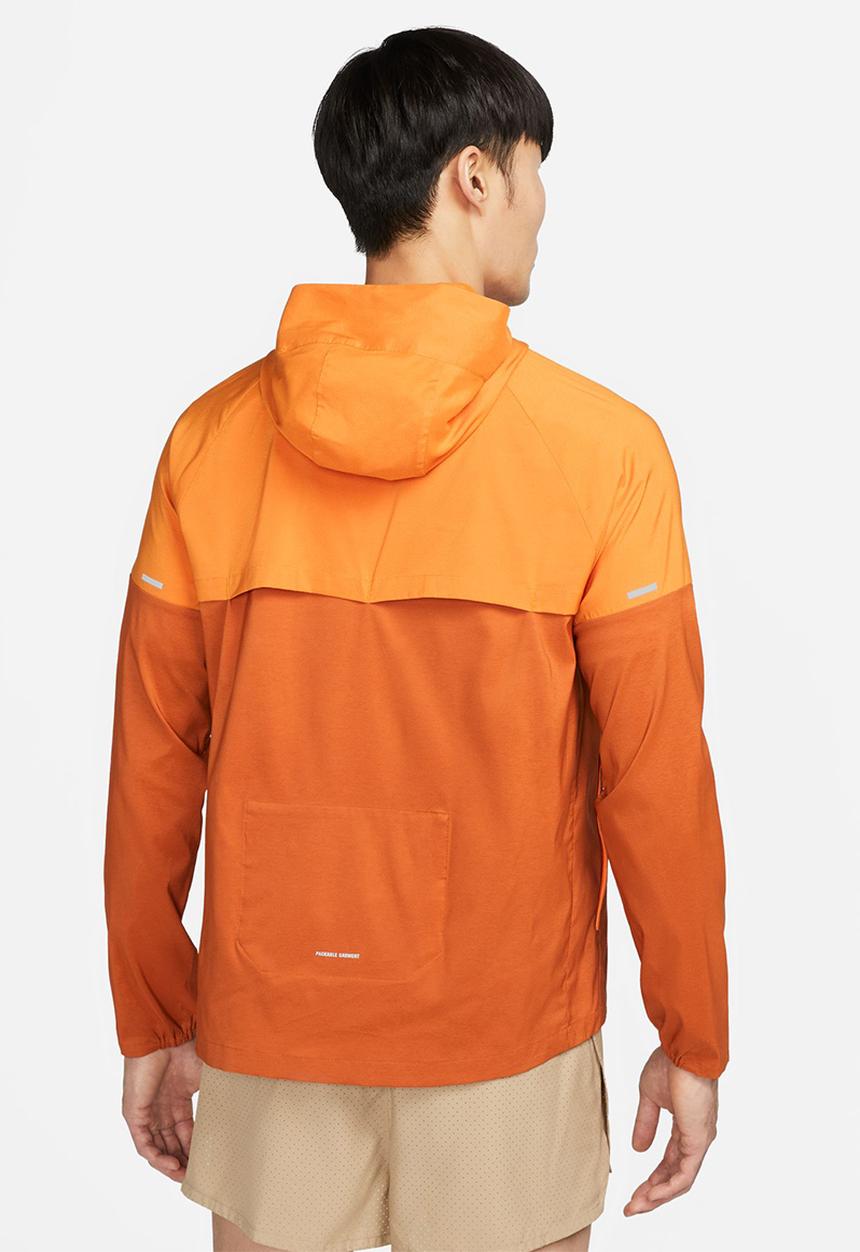 Nike - M nike rpl uv windrunner jacket - monarch/dark russet/reflective silv