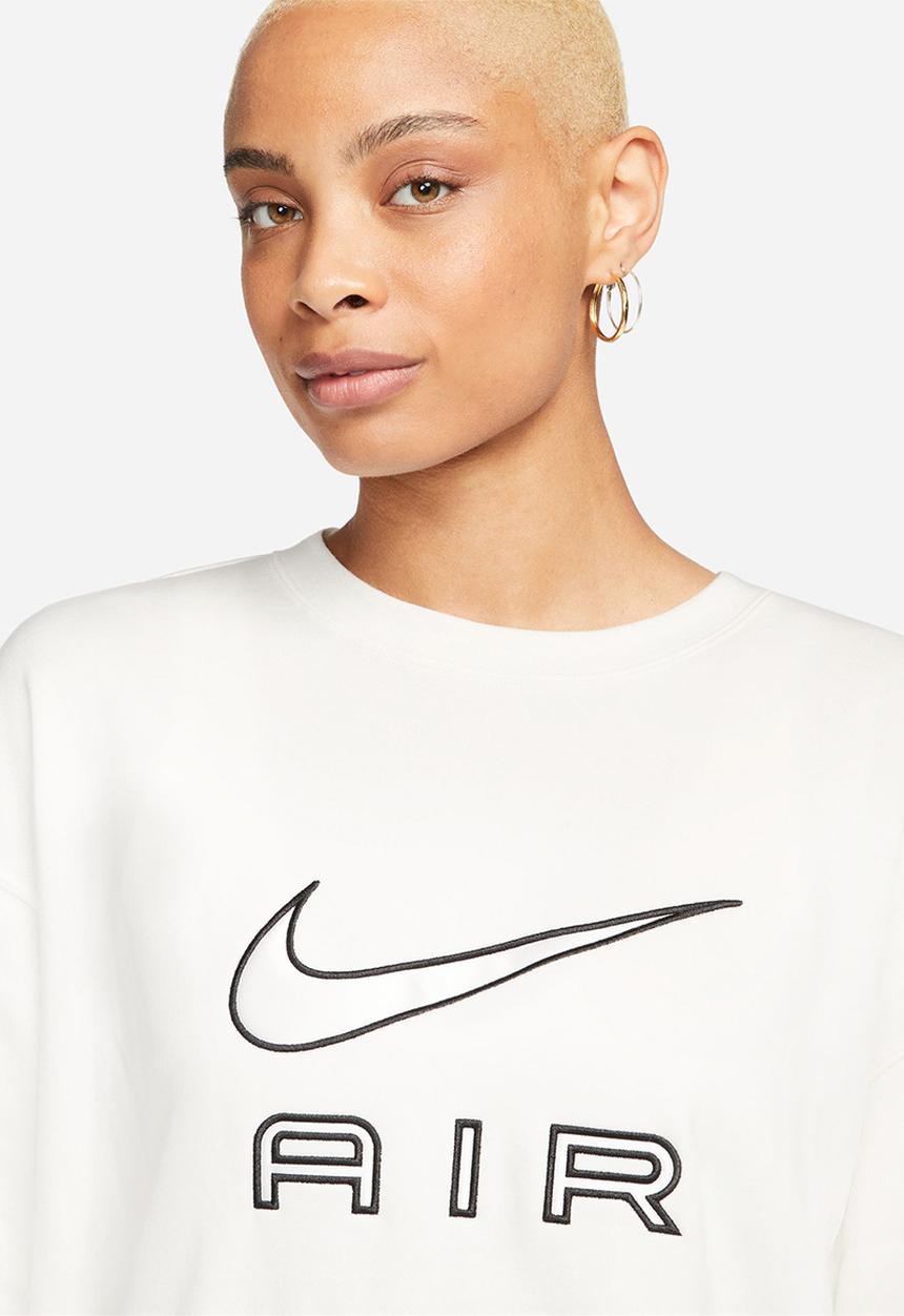 Nike - W Nsw Air fleece crew - sail/black