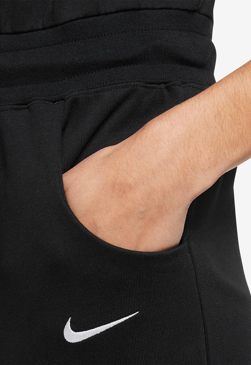 Nike - W nsw jersey short sleeve jumpsuit - black/white