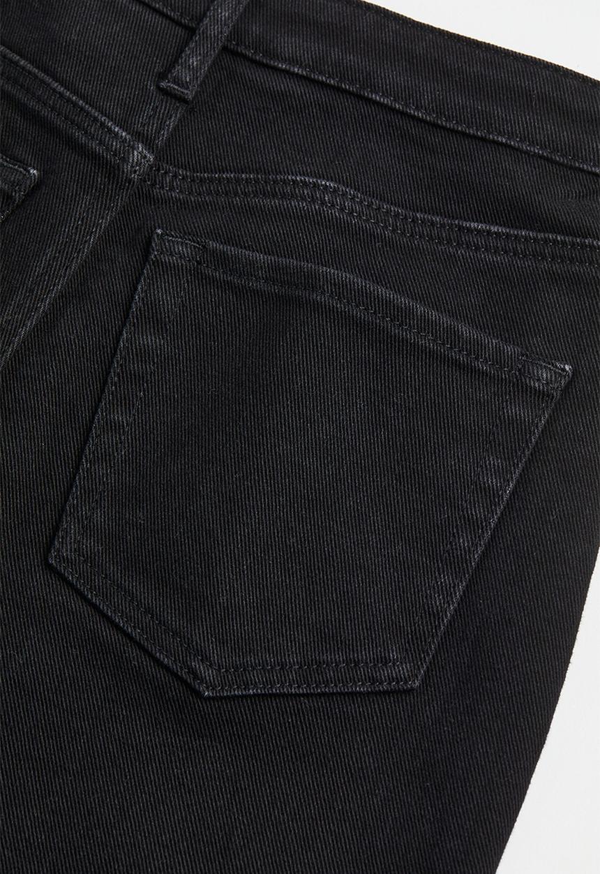 H&M - Comfort stretch flare fit high jeans - black