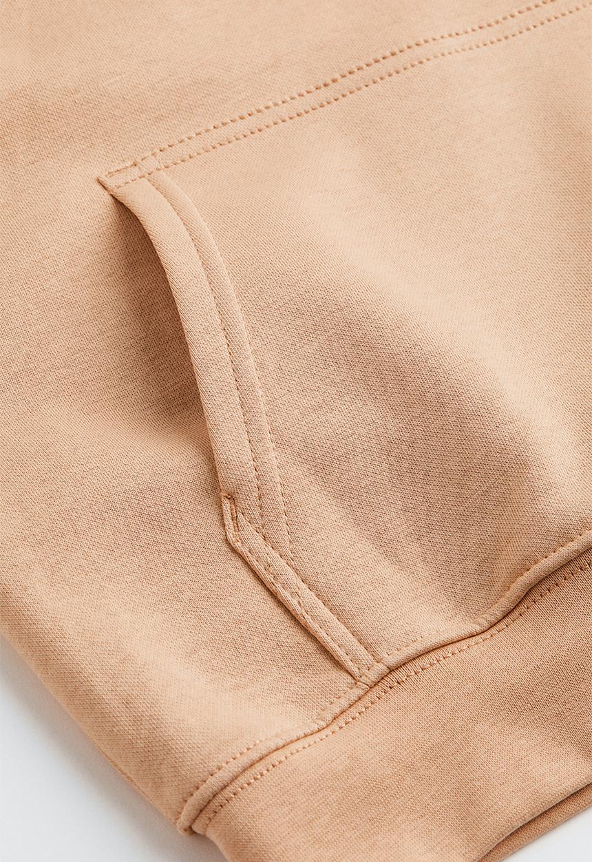 H&M - Oversized printed hoodie - beige/garfield