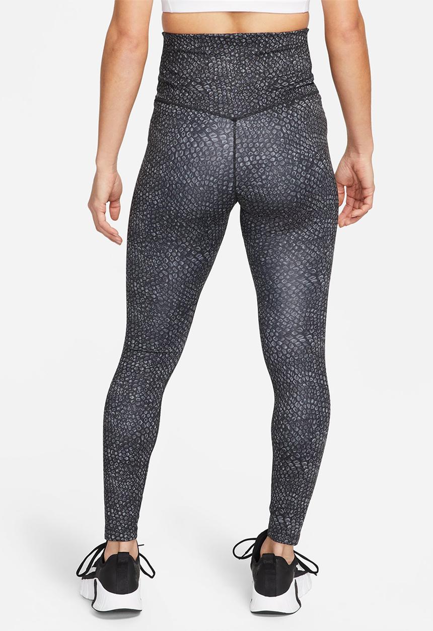 Nike - W nike one dri-fit high rise 7/8 tight aop - black/white