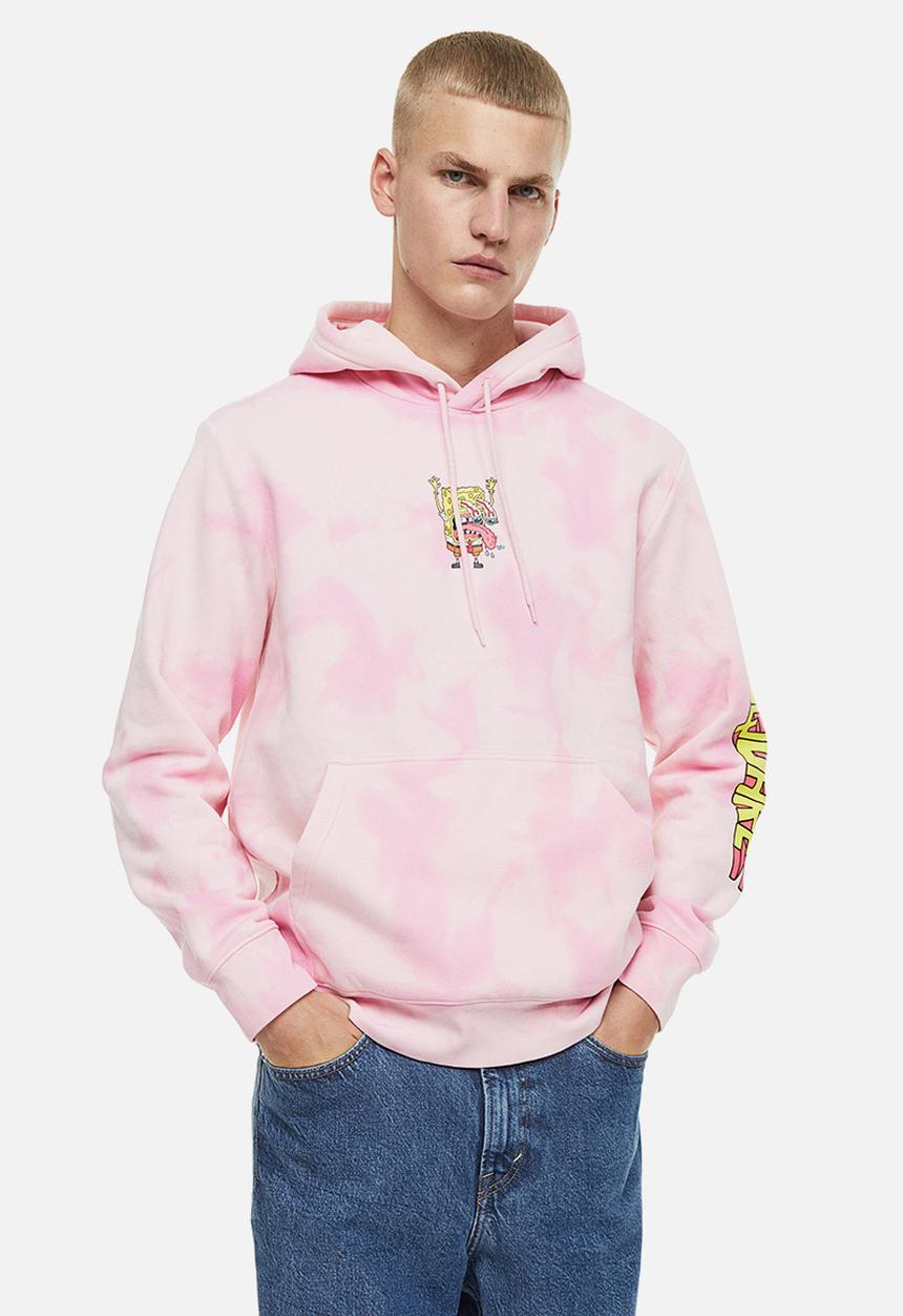 H&M - Regular fit hoodie - pink spongebob squarepants 