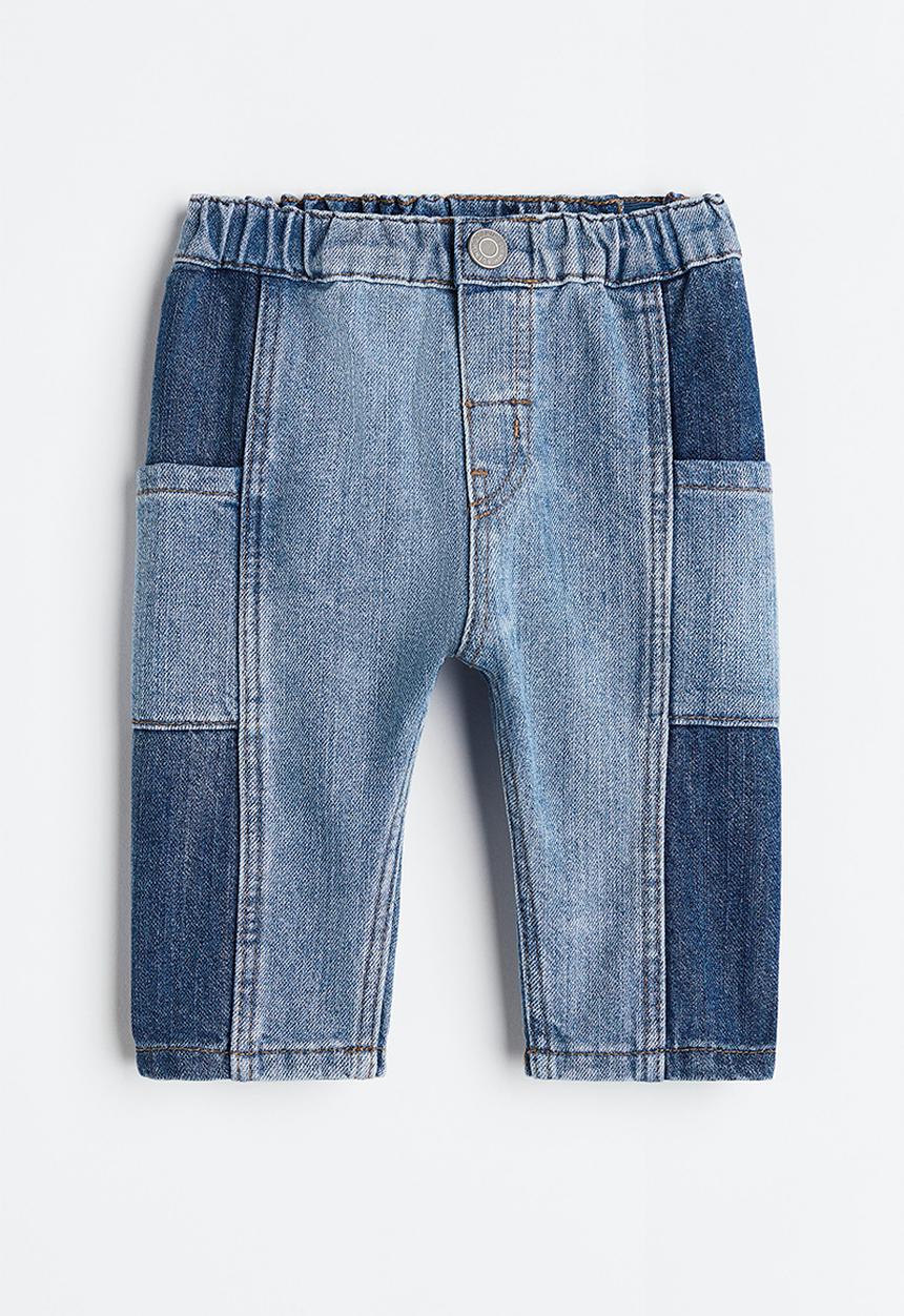 H&M - Relaxed fit jeans - denim blue/block-coloured