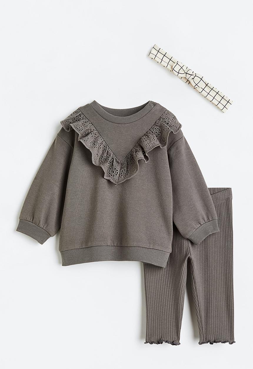 H&M - 3-Piece set - dark grey