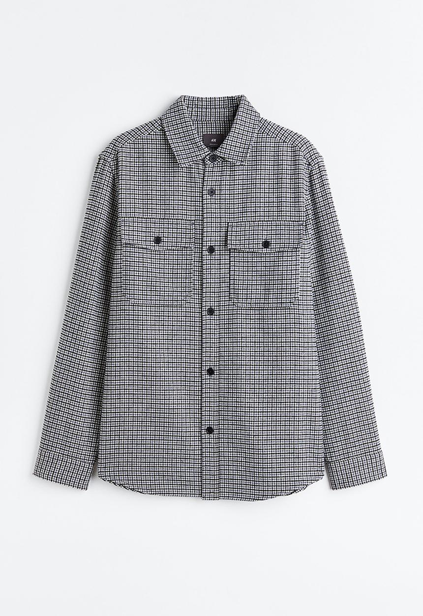 H&M - Twill overshirt - grey