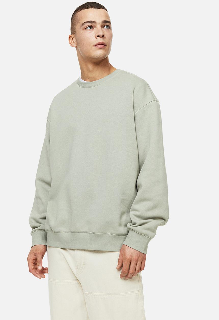 H&M - Relaxed fit sweatshirt - green