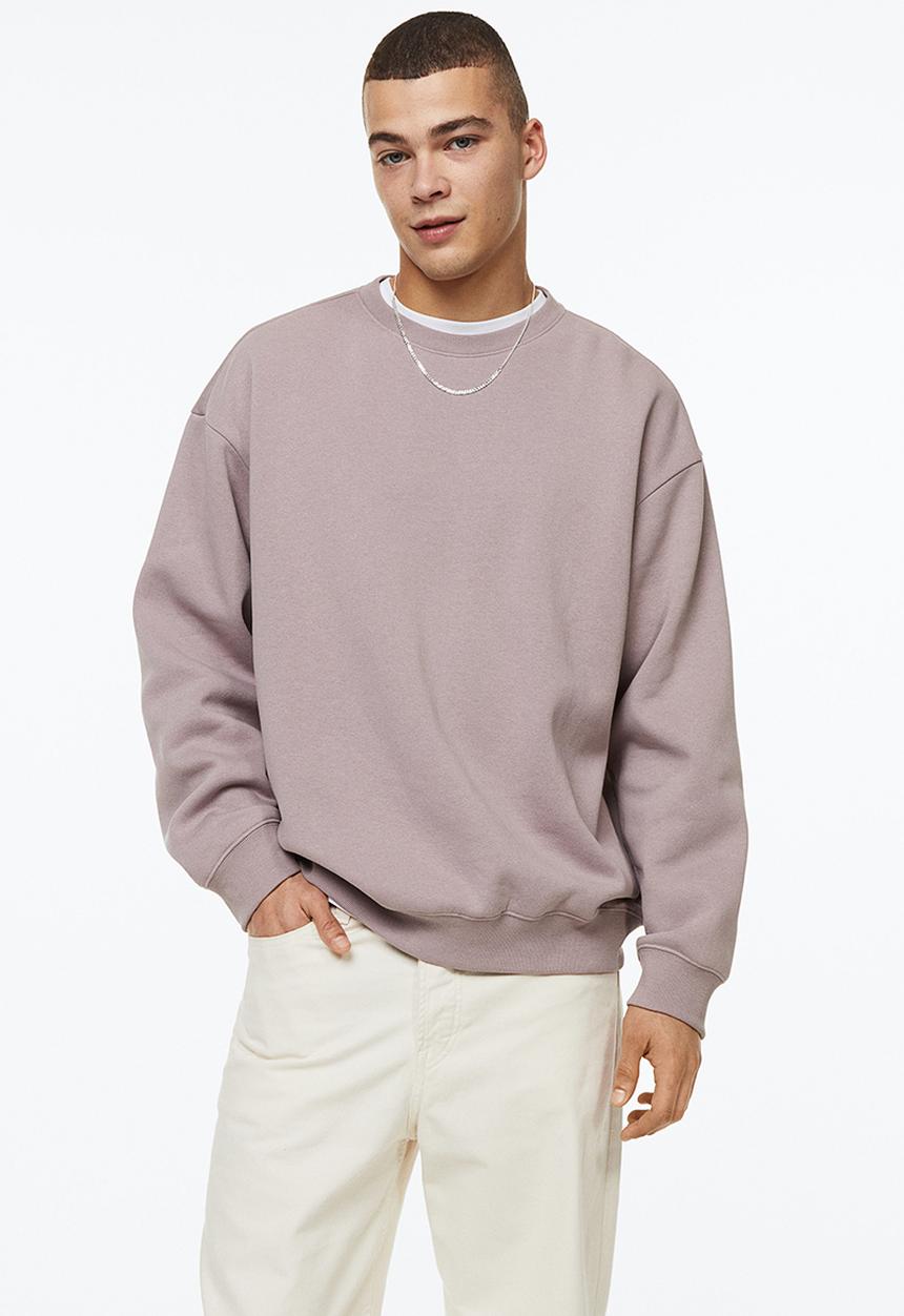 H&M - Relaxed fit sweatshirt - purple
