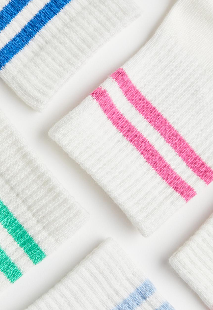 H&M - 5-pack socks - white