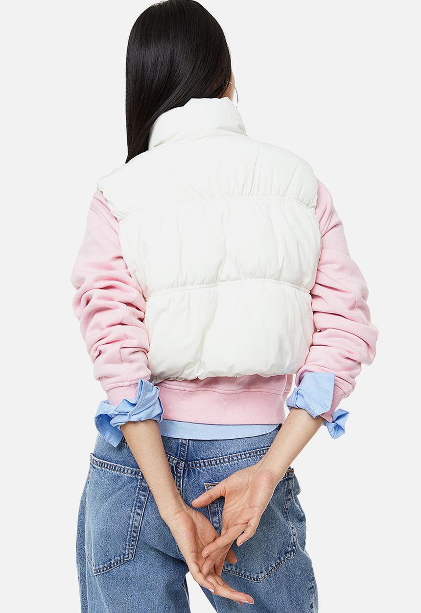 H&M - Puffer gilet - cream