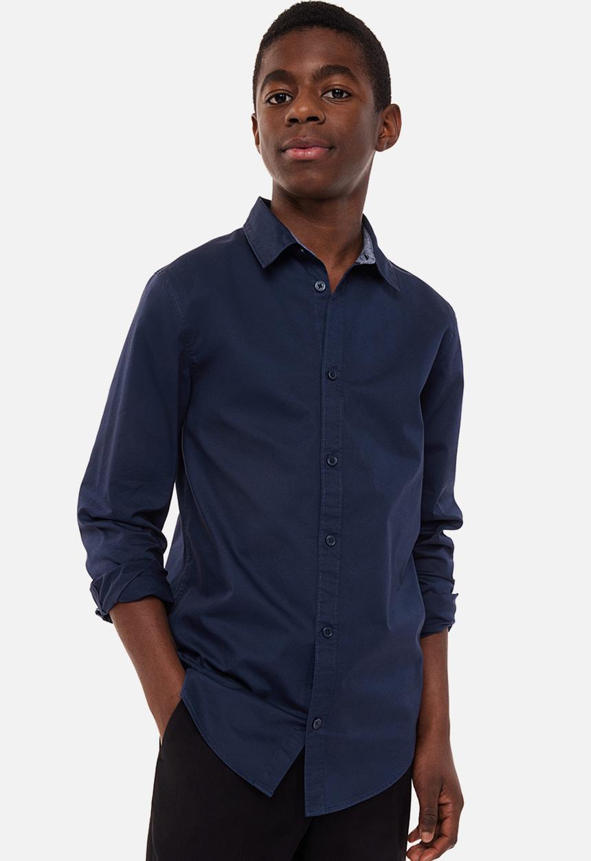 H&M - Cotton shirt - blue