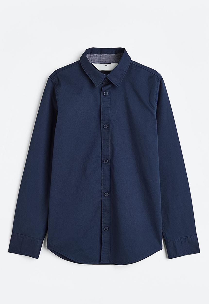 H&M - Cotton shirt - blue