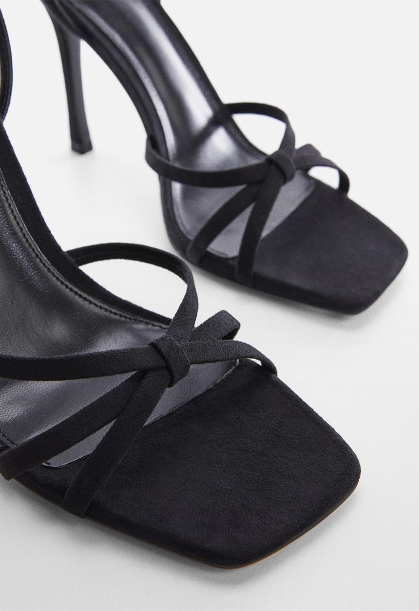 MANGO - Zas barely there stiletto - black