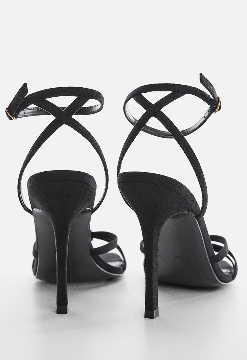 MANGO - Zas barely there stiletto - black