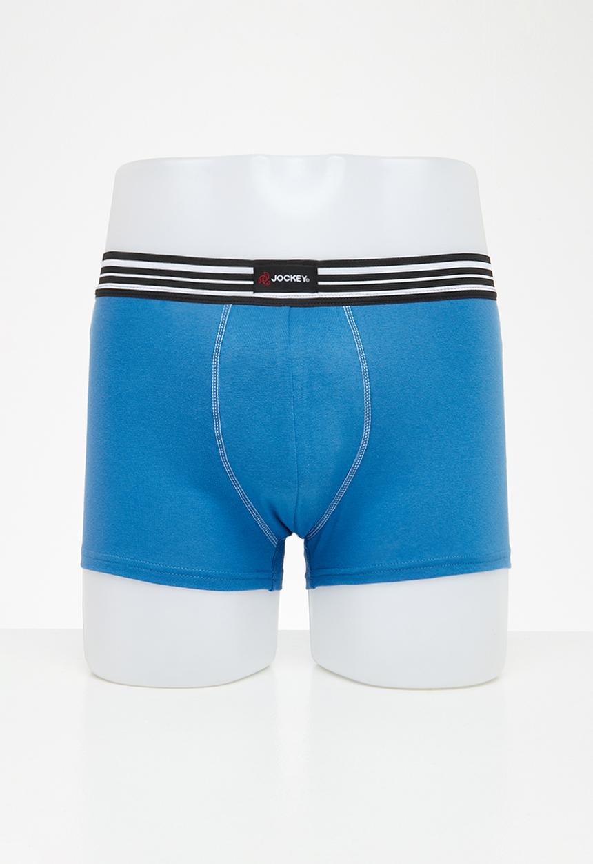 Jockey - 2 Pack one up stretch trunk - midnight navy/atlantic-blue