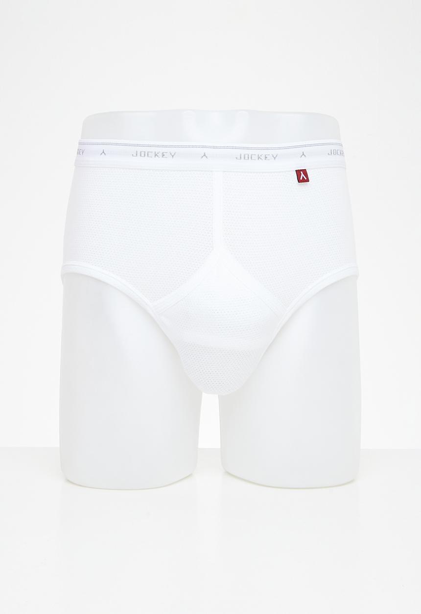 Jockey - 2 Pack eyelet y-front® - classic white